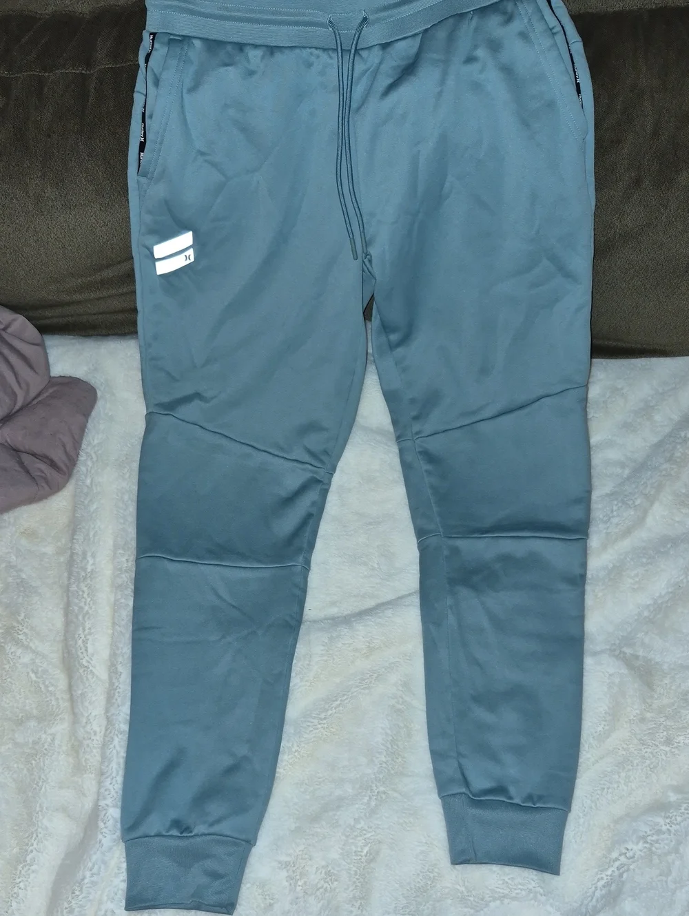 Hurley Teal Blue Men's Jogger Sweatpants